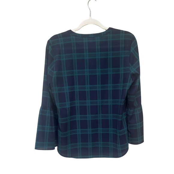 J CREW Plaid Blouse size M - Picture 2 of 6